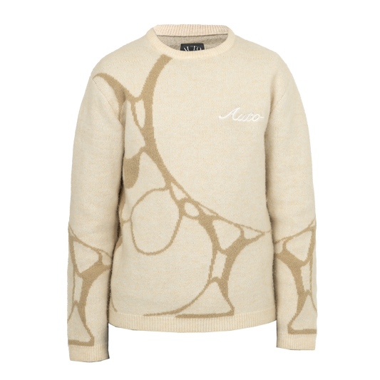 Cream Spider Web Sweater